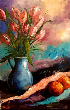 tulipánok 60x40